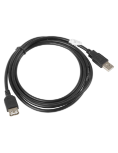 CABLE ALARGADOR LANBERG USB 2.0 MACHO HEMBRA 1.8M NEGRO