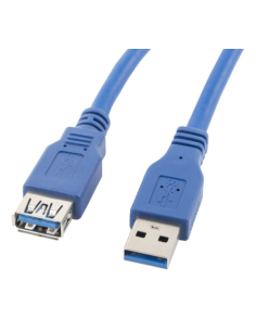 CABLE ALARGADOR LANBERG USB 3.0 MACHO HEMBRA 1.8M AZUL