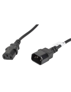 CABLE ALARGADOR LANBERG ALIMENTACION CPU IEC320 C13 H/IEC320 C14 M VDE 5M