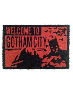 FELPUDO DC COMICS BATMAN WELCOME TO GOTHAM / 37 X 55 X 1.5 cm / FIBRA DE COCO Y PVC