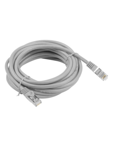 CABLE RED LANBERG LATIGUILLO CAT.6 FTP 5M GRIS FLUKE PASSED