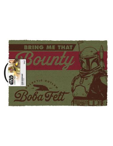 FELPUDO STAR WARS MANDALORIAN BRING ME THAT BOUNTY BOBA FETT / 40X60 cm