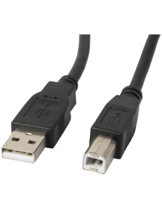 CABLE LANBERG IMPRESORA USB MACHO A USB MACHO NEGRO 1 M