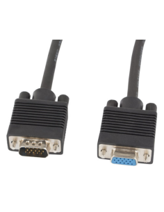 CABLE VGA LANBERG MACHO HEMBRA FERRITA NEGRO 3 M