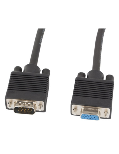 CABLE VGA LANBERG MACHO HEMBRA FERRITA NEGRO 3 M
