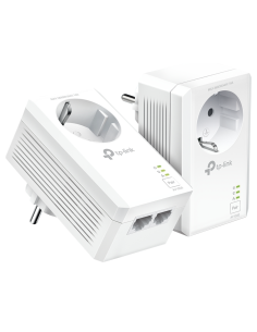POWERLINE TP-LINK AV1000 KIT 2 UDS 2 PTOS GIGA CON ENCHUFE