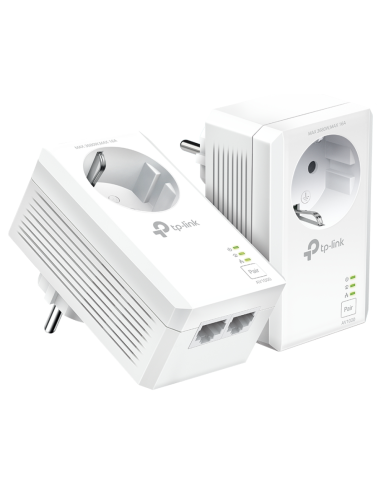 POWERLINE TP-LINK AV1000 KIT 2 UDS 2 PTOS GIGA CON ENCHUFE