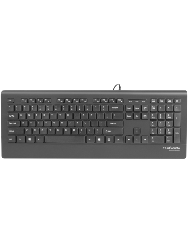 TECLADO NATEC BARRACUDA SLIM USB NEGRO