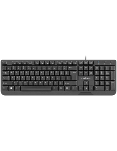 TECLADO NATEC TROUT SLIM USB NEGRO