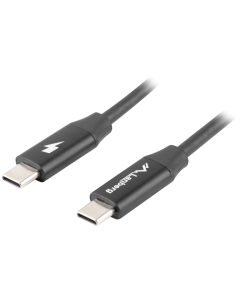 CABLE USB LANBERG 2.0 MACHO/USB C MACHO QUICK CHARGE 4.0 1.8M NEGRO