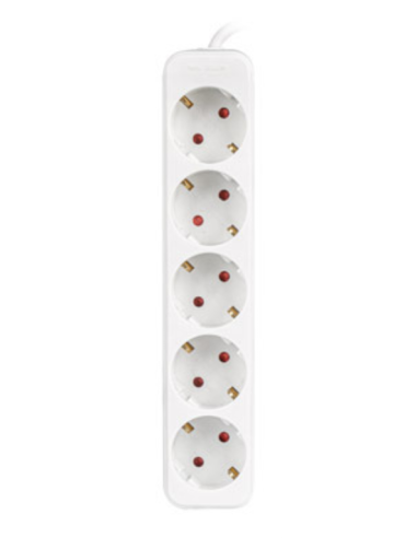 REGLETA LANBERG 5 TOMAS SCHUKO BLANCA 3M