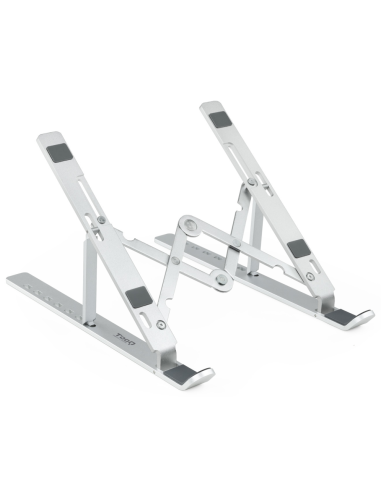 SOPORTE ELEVADOR PORTATIL/TABLET/LIBRO TQLRS0033-AL 11"-15" PLATA