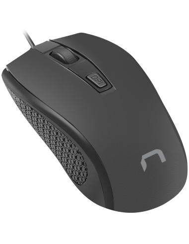 RATON NATEC HOOPOE 2 1600DPI OPTICAL NEGRO USB