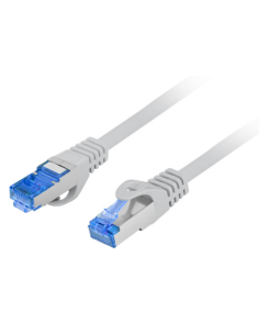 CABLE RED LANBERG LATIGUILLO CAT.6A S/FTP LSZH CCA 15M GRIS FLUKE PASSED