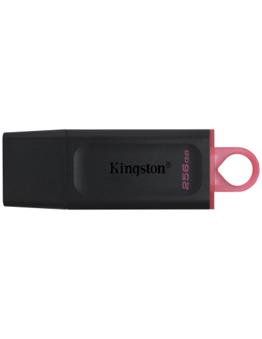 MEMORIA USB 3.2 KINGSTON 256GB DATATRAVELER EXODIA NEGRO ROJO