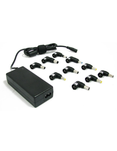 CARGADOR PARA PORTATIL AUTOMATICO UNIVERSAL LEOTEC 70W NEGRO