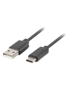 CABLE LANBERG USB C MACHO A USB A 3.1 MACHO 1.8M NEGRO
