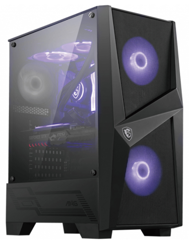 CAJA GAMING MSI MAG FORGE 100M ATX 2XUSB3.2 RGB NEGRO