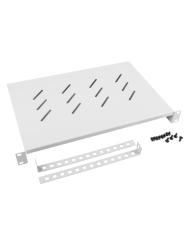 BANDEJA FIJA LANBERG 1U 483X300 MM HASTA 25KG DE 19" GRIS
