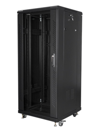 ARMARIO LANBERG RACK 19" 27U 600X600 FLAT PACK BLACK NEGRO