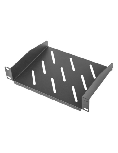 BANDEJA LANBERG FIJA 1U 254X180MM HASTA 20KG RACK 10" NEGRO