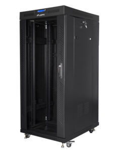 ARMARIO LANBERG RACK 19" 37U 800X1000 FLAT PACK NEGRO PUERTA CRISTAL CON LCD