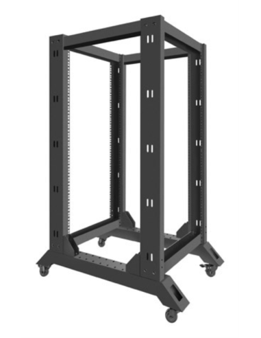 ARMARIO LANBERG ABIERTO RACK 19" 22U 600X800 NEGRO
