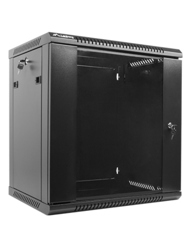 ARMARIO LANBERG MURAL RACK 19" 12U/600X450 FLAT PACK V2 NEGRO
