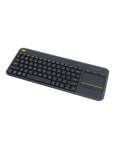 TECLADO LOGITECH WIRELESS K400 PLUS TOUCH PAD NEGRO P/N: 920-007137