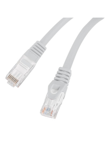 CABLE RED LANBERG LATIGUILLO CAT.6 UTP LSZH CU 3M GRIS FLUKE PASSED