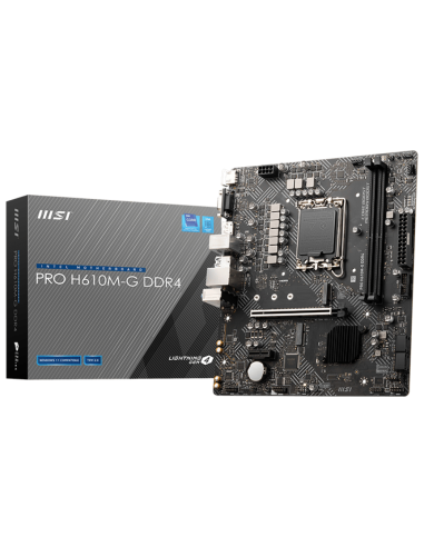 PLACA BASE MSI PRO H610M-G D4 1700 MATX 2XDDR4