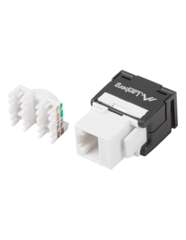 CONECTOR KEYSTONE LANBERG CAT.6 UTP RJ45 180º TOOLLESS