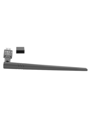 ADAPTADOR RED LANBERG USB WIFI 300 MB/S CON ANTENA