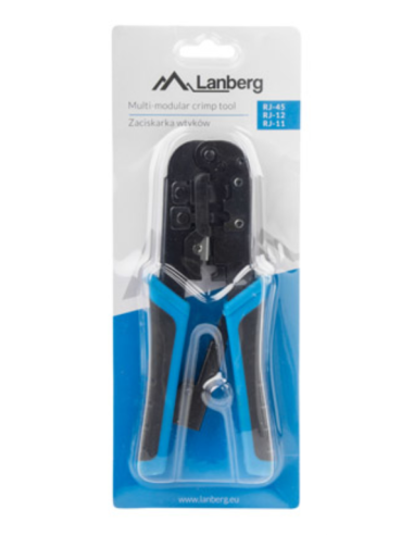 CRIMPADORA LANBERG UNIVERSAL RJ45/RJ11/RJ12/RJ9