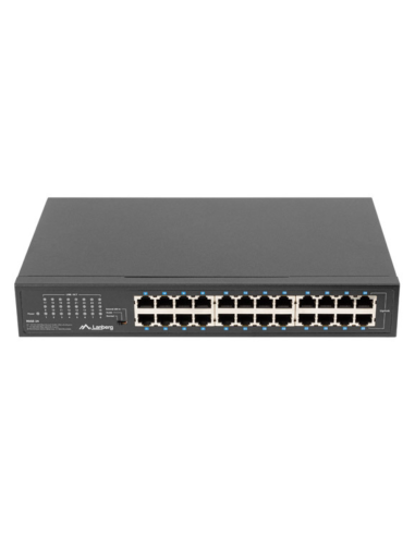 SWITCH LANBERG 24 PUERTOS GIGABIT ETHERNET RACK 19"