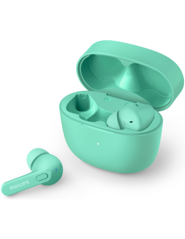 AURICULARES PHILIPS TAT2206GR/00 TRUE WIRELESS VERDE MICROFONO BT