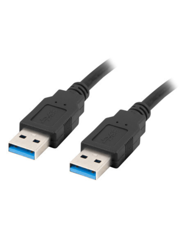 CABLE USB 3.0 LANBERG MACHO/MACHO 1.0M NEGRO