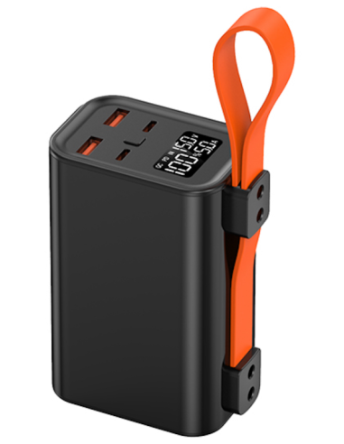 POWERBANK LEOTEC 30000 MAH PD 100W CARGA RAPIDA 2 SALIDAS USB-C 2 SALIDAS USB-A