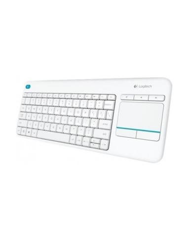 TECLADO LOGITECH WIRELESS K400 PLUS TOUCH PAD BLANCO P/N: 920-007138