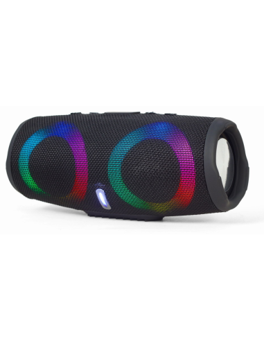 ALTAVOZ PORTATIL GEMBIRD SPK-BT-LED-02 10W BLUETOOTH NEGRO