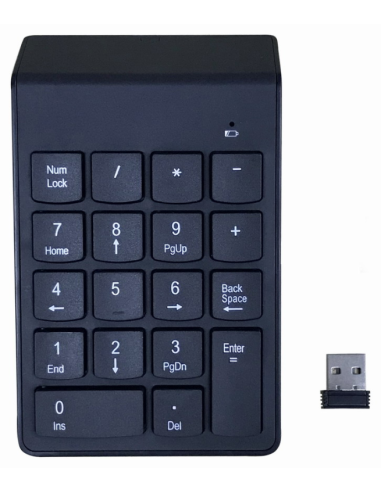 TECLADO NUMERICO GEMBIRD INALAMBRICO NEGRO
