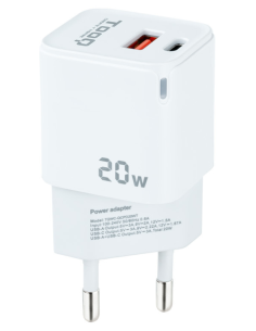 CARGADOR DE PARED TOOQ USB-C PD USB-A QC 20W