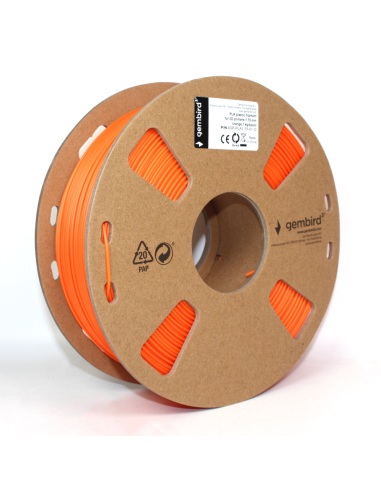 FILAMENTO GEMBIRD PLA NARANJA, 1,75 MM, 1 KG