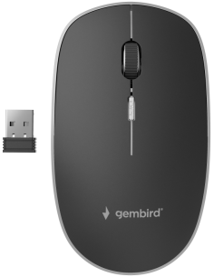 RATON GEMBIRD OPTICO NEGRO BLANCO RF INALAMBRICO PILAS