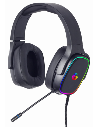 AURICULARES GEMBIRD USB 7.1 SURROUND PARA JUEGOS CON RETROILUMINACION RGB