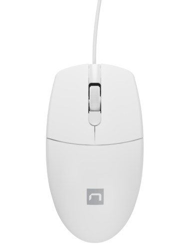 RATON NATEC RUFF 2 1000DPI OPTICO BLANCO USB