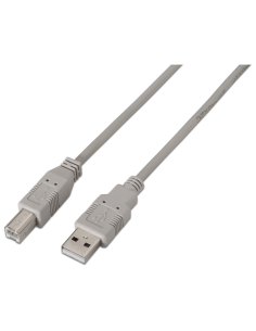 CABLE AISENS USB 2.0 IMPRESORA TIPO A M-B M BEIGE 1.8M