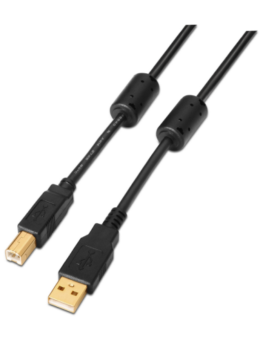 CABLE AISENS USB 2.0 IMPRESORA ALTA CALIDAD FERRITA A/M-B/M 3.0M