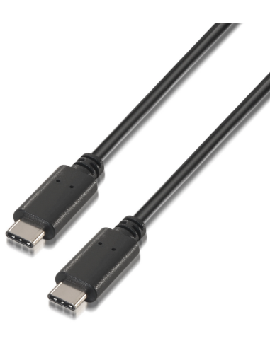 CABLE AISENS USB 2.0 3A TIPO USB-C M-USB-C M NEGRO 2.0M