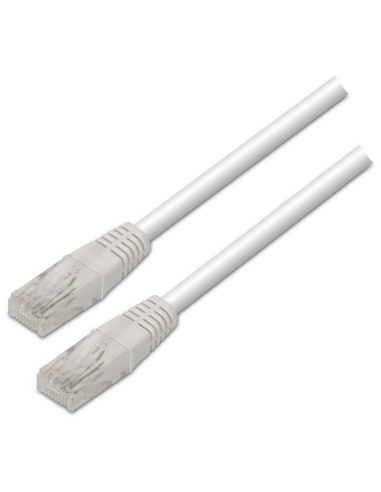 CABLE RED AISENS LATIGUILLO RJ45 CAT.6 UTP AWG24 BLANCO 0.5M